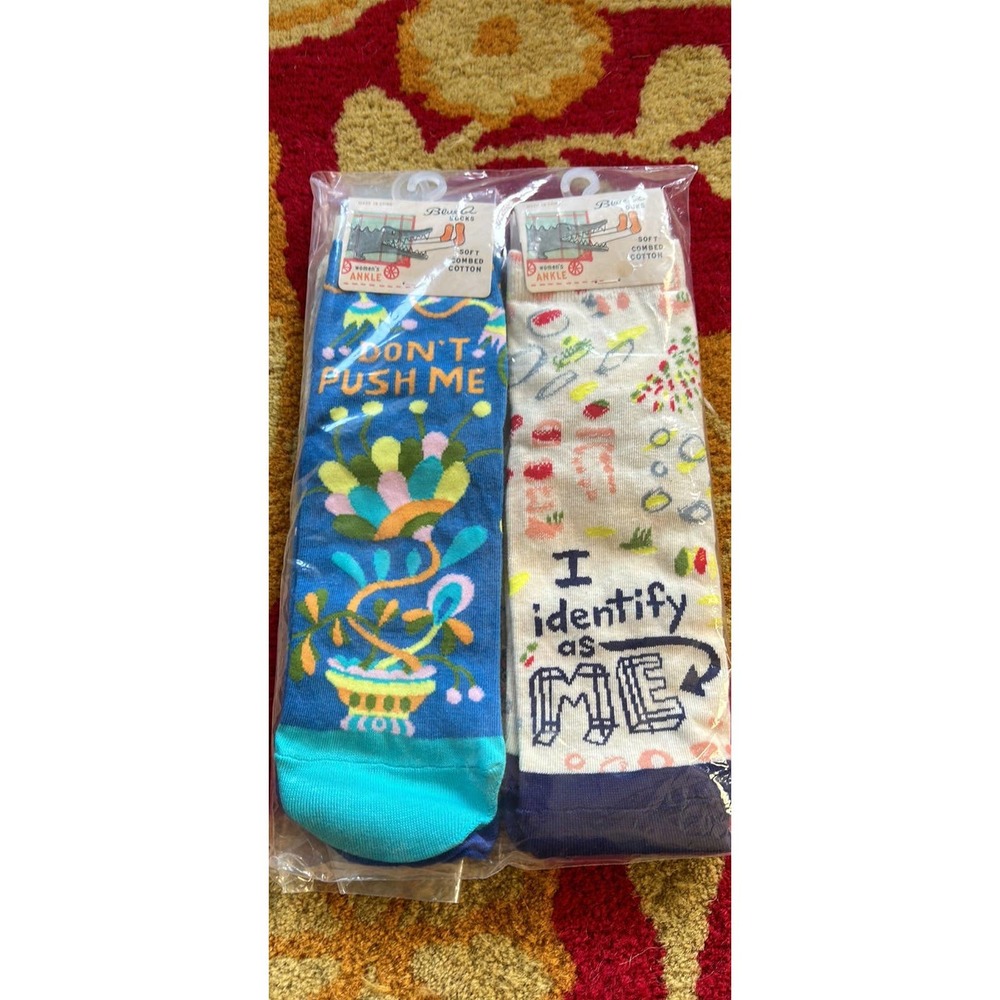 4pack Blue Q socks